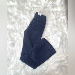 NWT Mango corduroy navy blue pants Size Xs CB 68